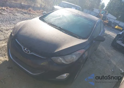 2012 Hyundai Elantra Gls z USA, uszkodzony, nr VIN 5NPDH4AE5CH111324